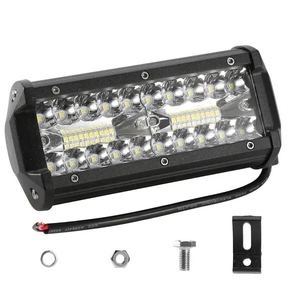 7in LED Light Bar 120W 12000LM Work
