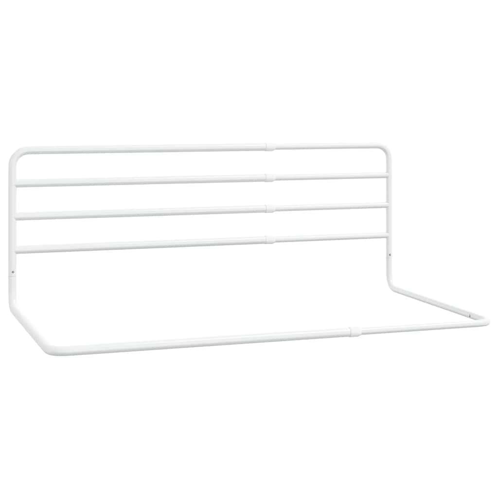   Toddler Bed Guard Rail White (76-137) x 55 cm Iron