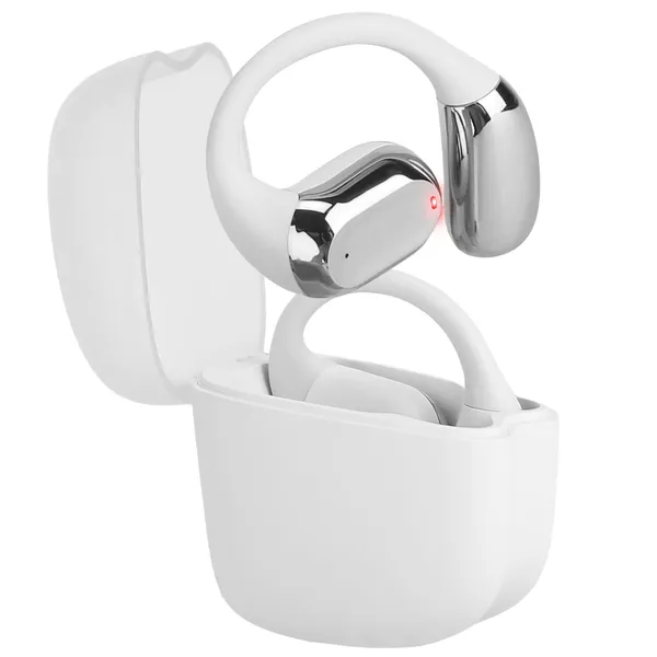 Wireless V5.4 Open Ear Earbuds With Earhook LED Display Charging Case IPX5 Waterproof 300Hrs Standby Time Touch Control Stereo Sport Headphones For Workout Running