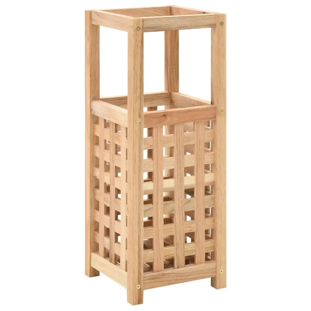 Umbrella Stand Walnut Solid Wood 18x18x50 cm