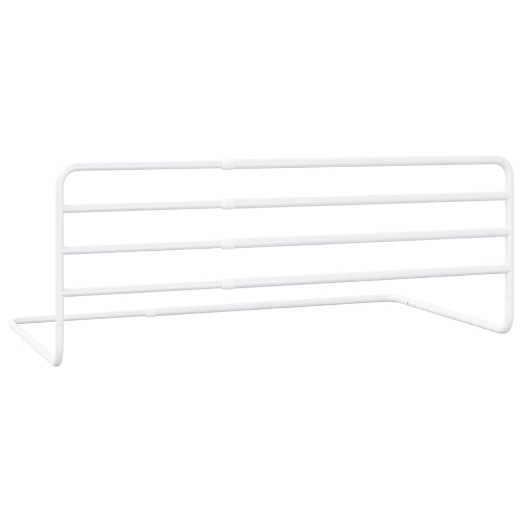   Toddler Bed Guard Rail White (76-137) x 55 cm Iron