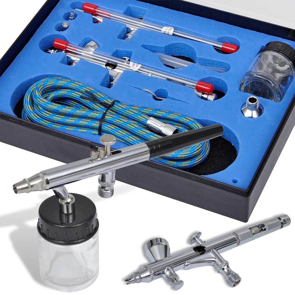 airbrush set with 2 guns – default