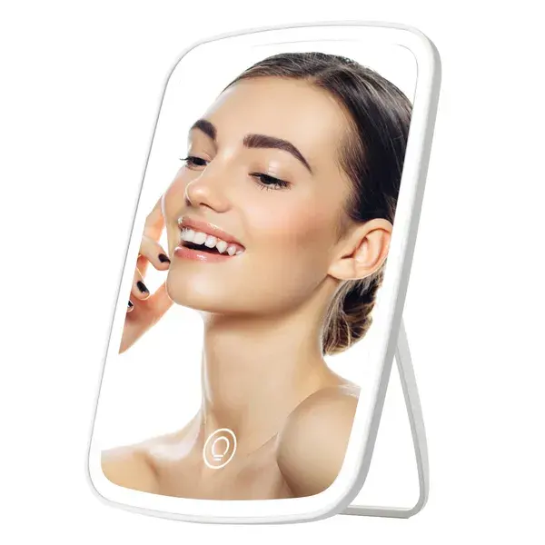 5.98x8.62in Lighted Makeup Mirror Vanity Desk Small