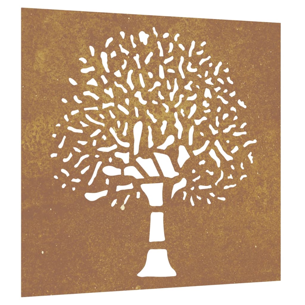 Cortenstahl Wanddekoration Baum – Bild 2