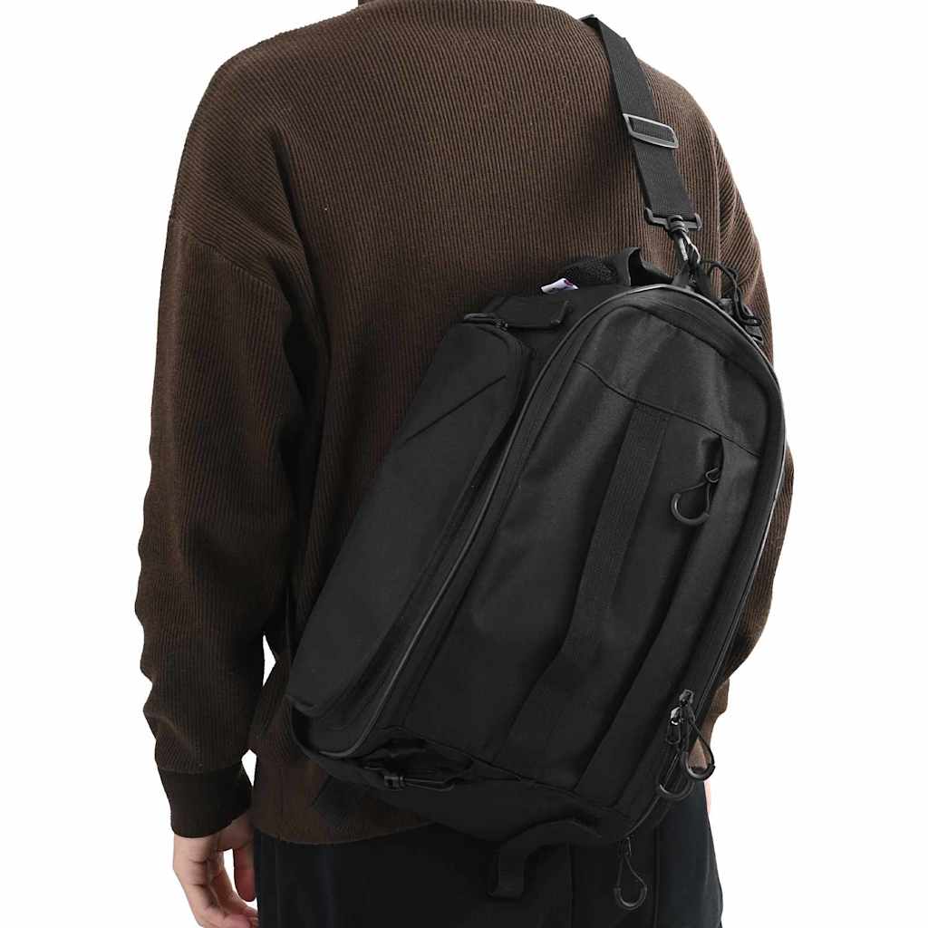 bicycle bag, black, 38 x 21 x 16 cm, polyester