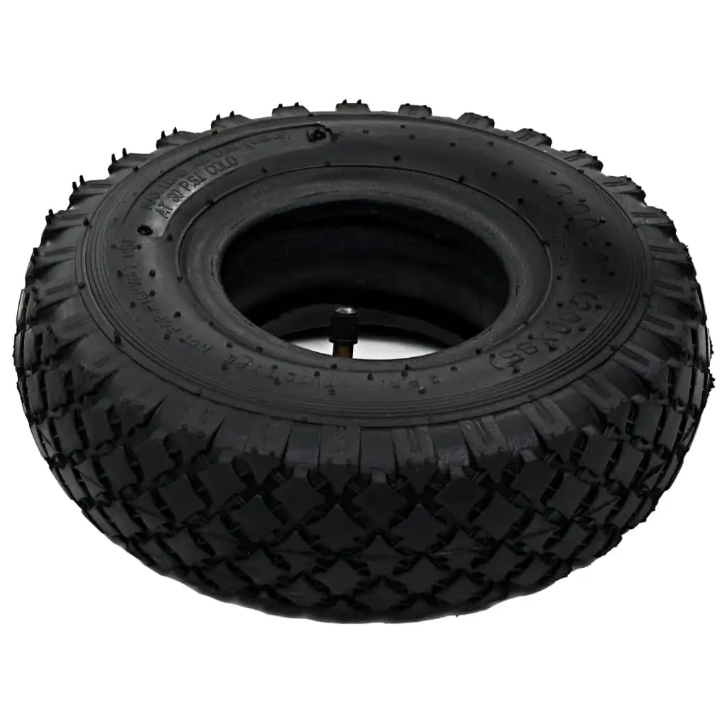 2 tires 2 tubes 3.00 - 4 260 x 85 for hand trucks rubber