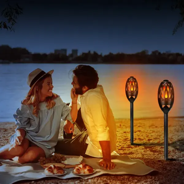 LED Flame Speakers Torch Wireless Speaker Waterproof
