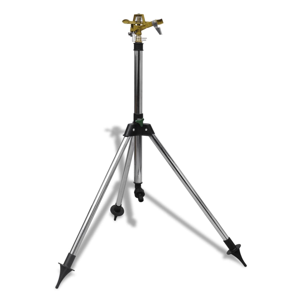 Edelstahl-gartensprenger Auf Stativ Mit Impulsbewässerung_voghion.com