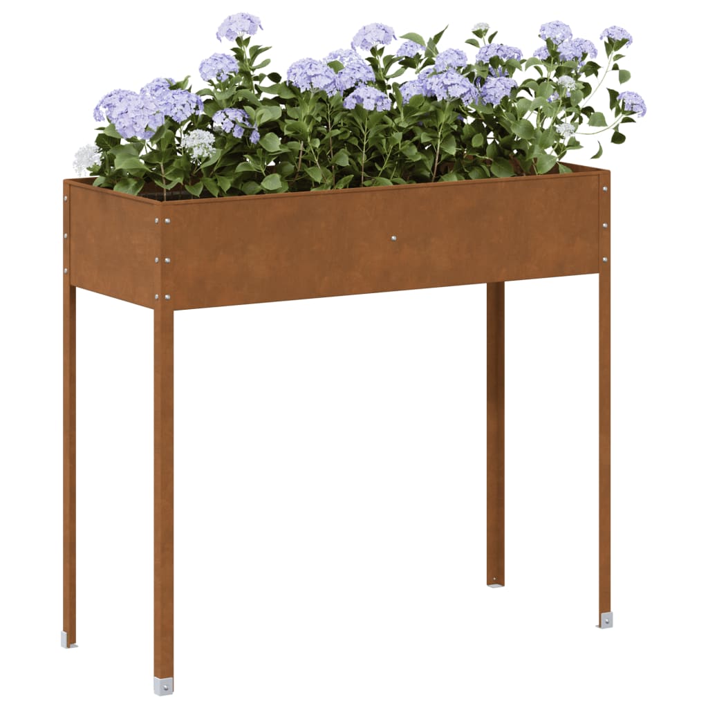   planter 100.5x40.5x90 cm Corten steel