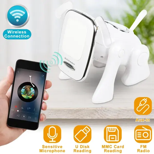 Puppy Dog Wireless Speaker Portable Mini Music