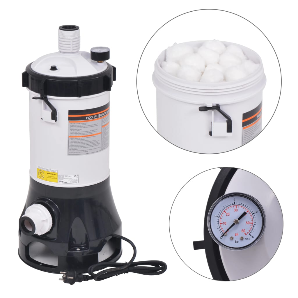   pool filter pump 185 W 4.4 m³/h