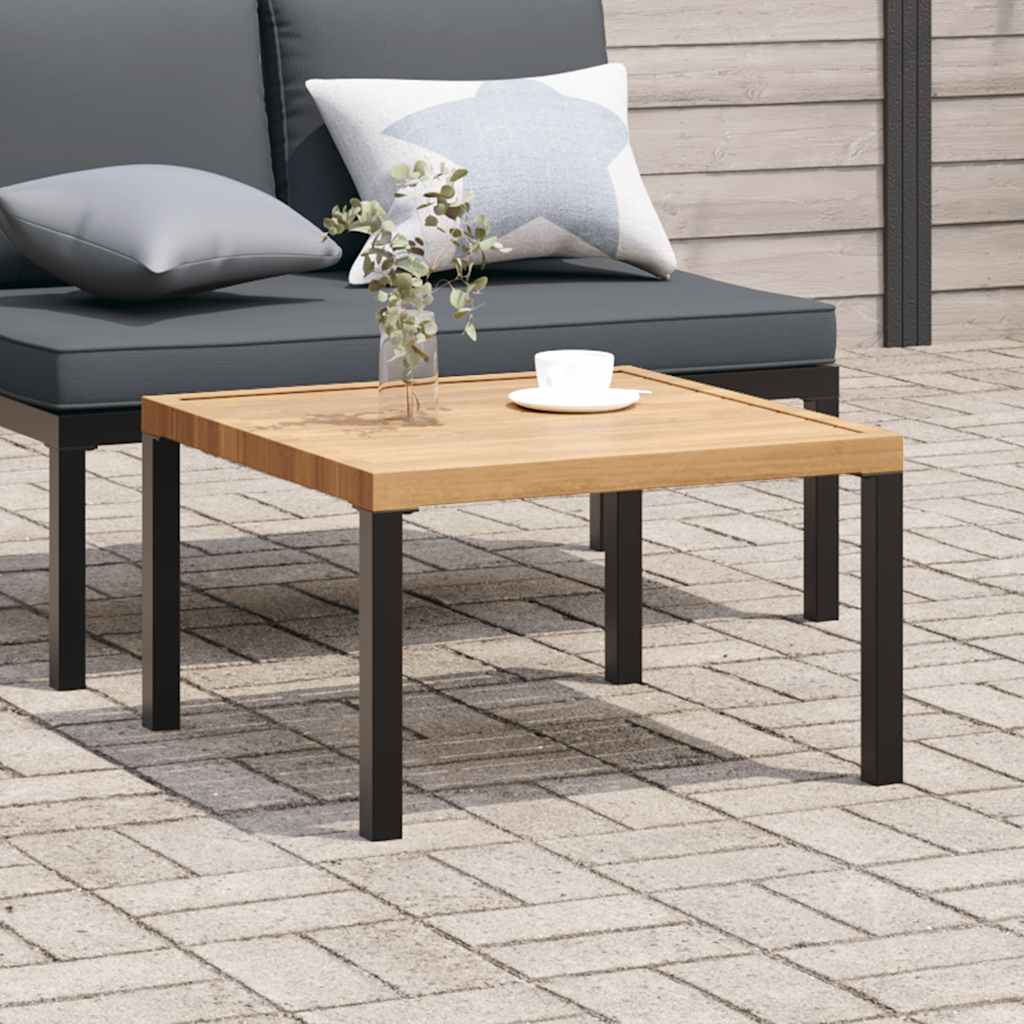 Garden Coffee Table Black 65x65x40 cm Aluminum Default - Shop at LoveMi