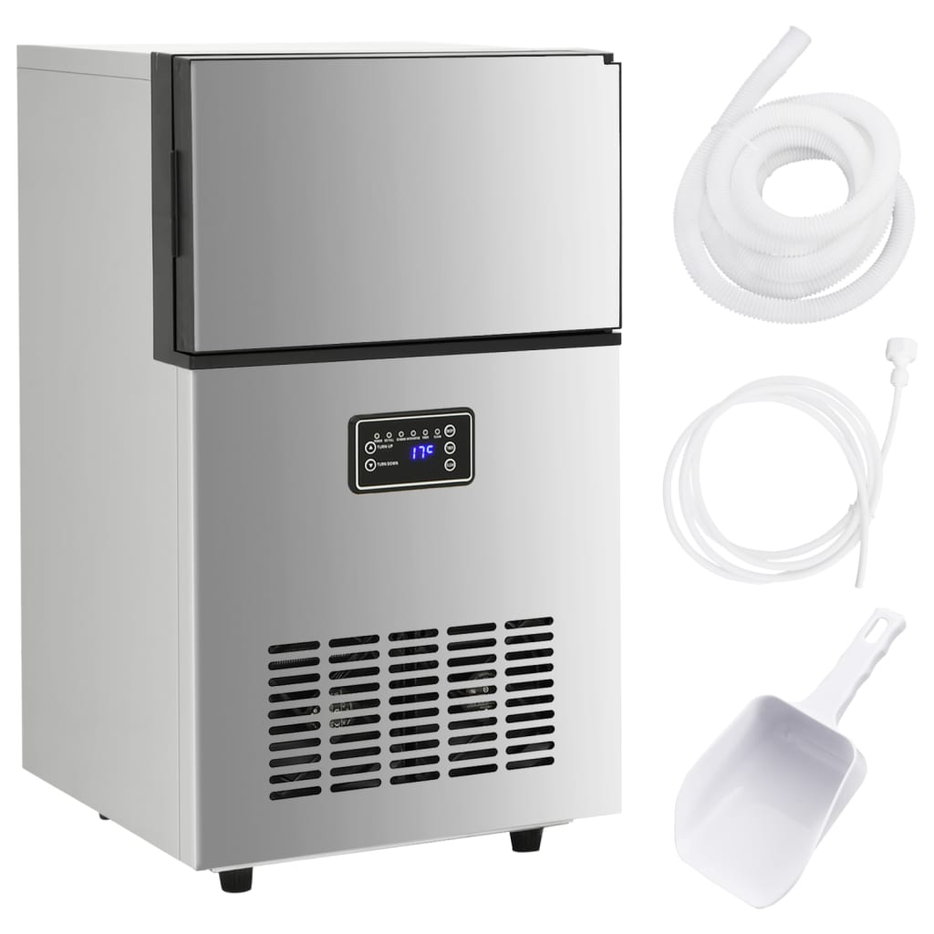 Ice Cube Machine Silver 45 kg / 24 h - Image 1
