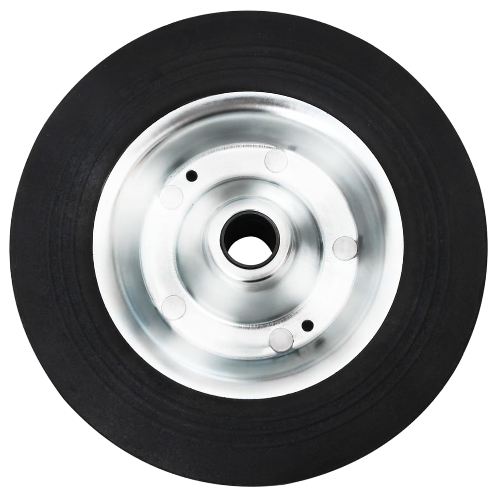 Wheel for Trailer Support Wheel Ø20×5 cm Solid Rubber and Steel