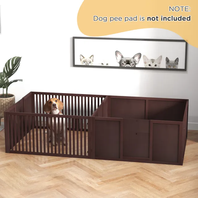 Whelping Box for Dogs Built for Mother's Comfort Coffee - Shop at LoveMi