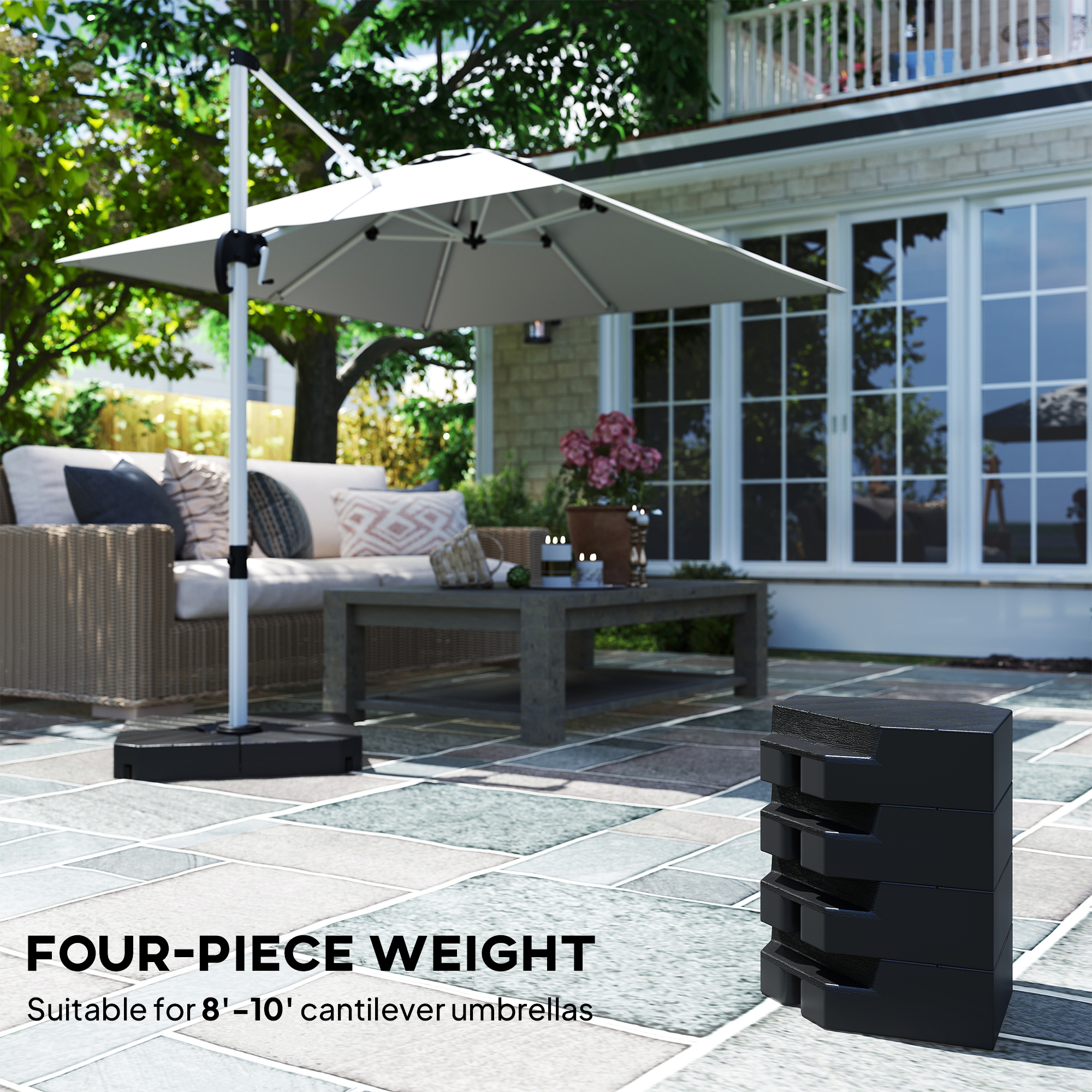 Offset Umbrella Base Outdoor Umbrella Weights - Image 5