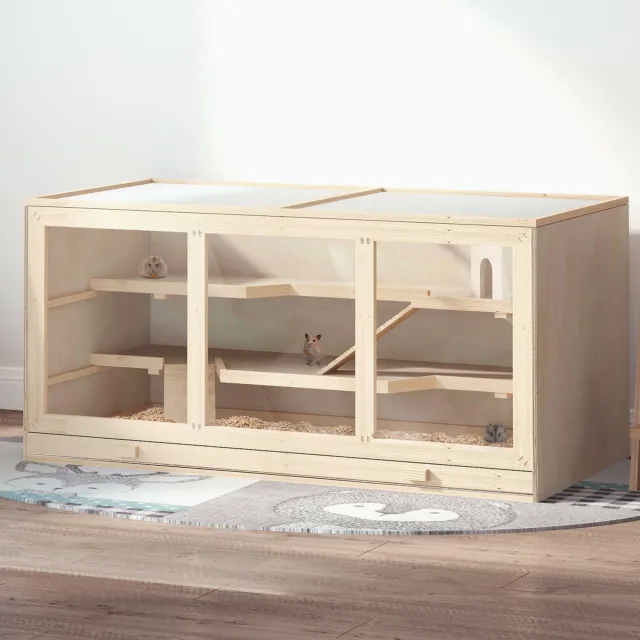45" Extra Large Hamster Cage Natural - Shop at LoveMi
