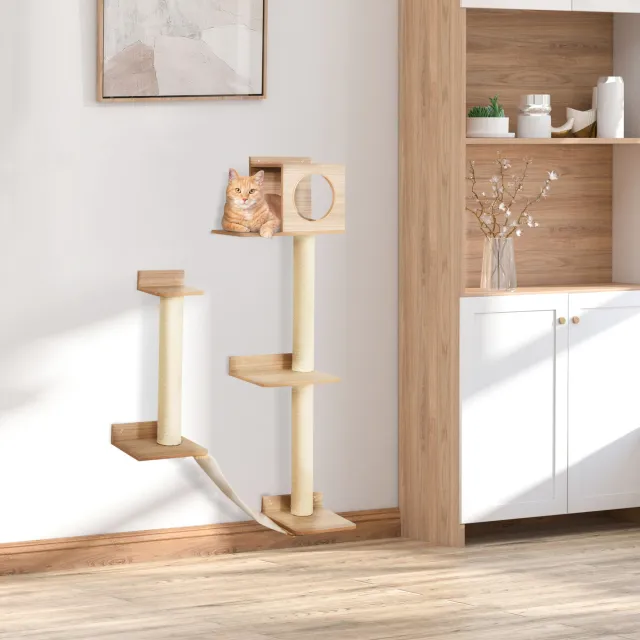 Cat Shelf for Wall Yellow - Shop at LoveMi