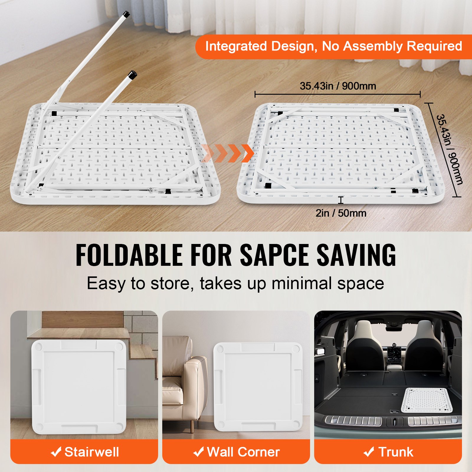 Mahjong Table, Square 4 Player Folding Card Table With 4