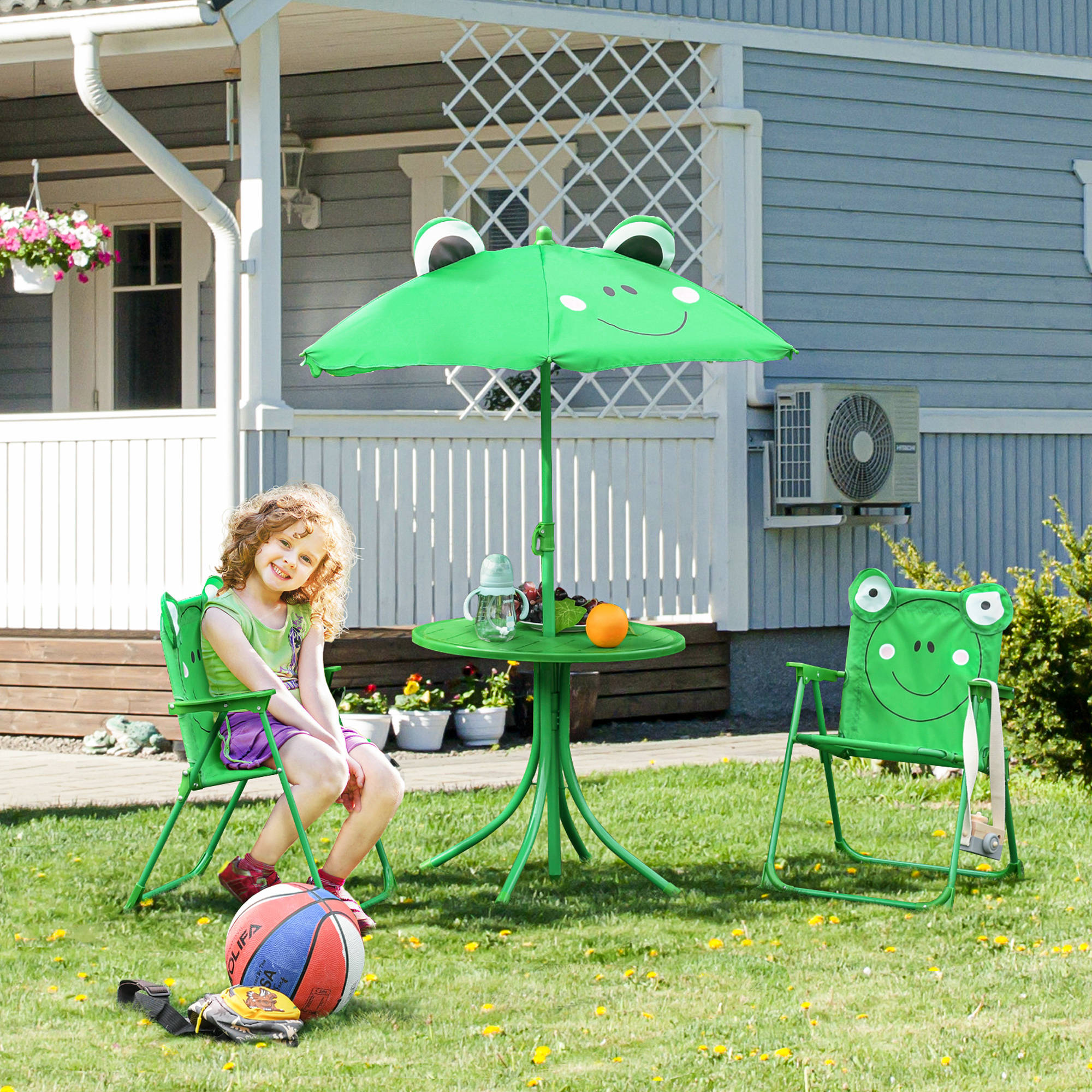 Folding Kids Table and Chair Set