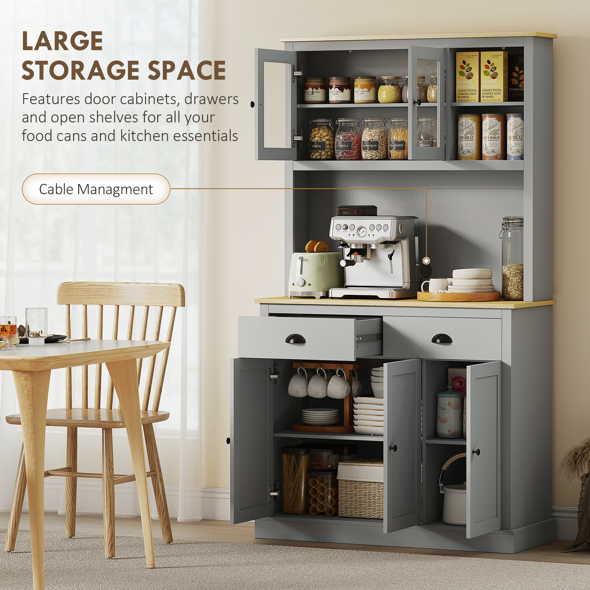 Freestanding Kitchen Cabinet view 3