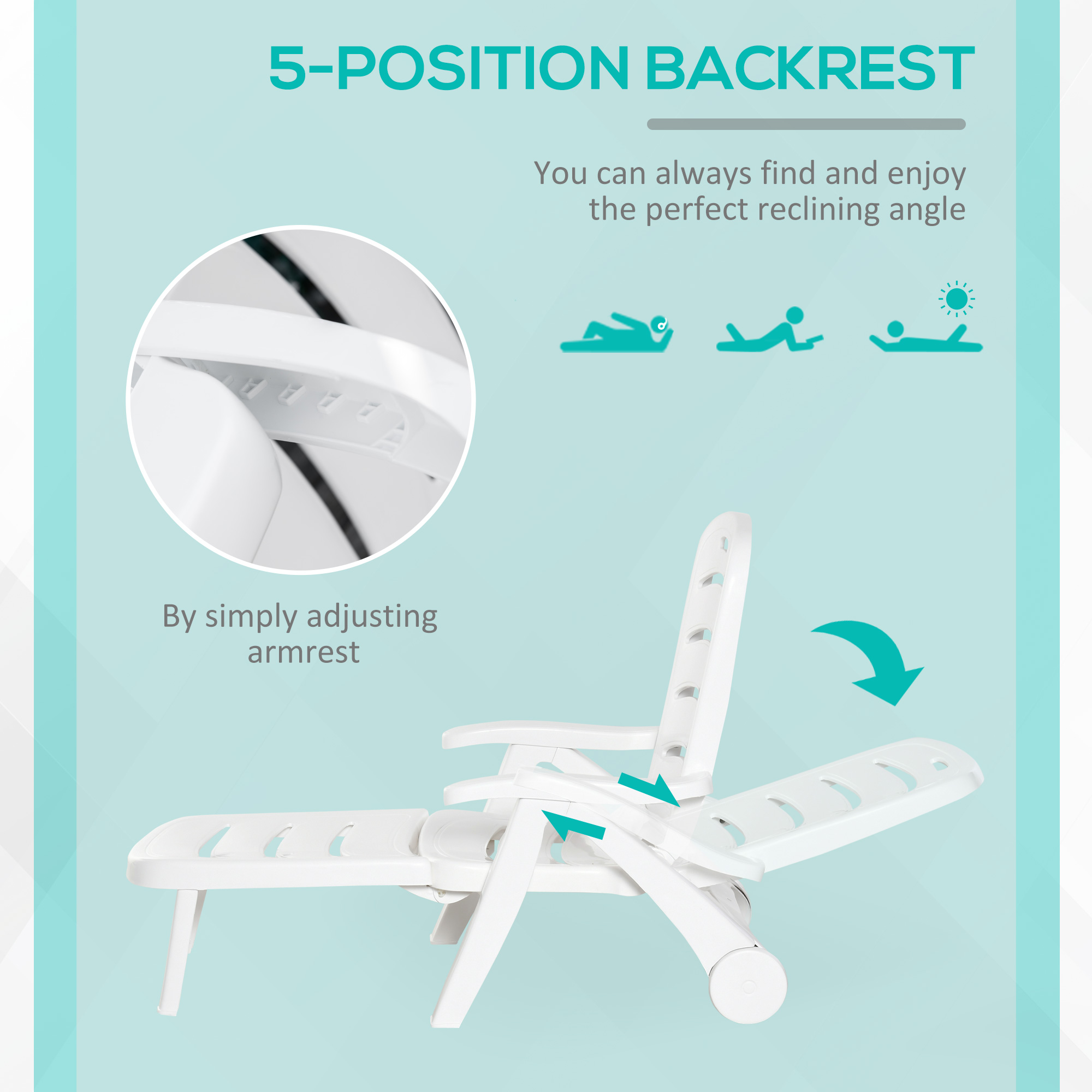Outdoor Chaise Lounge - Image 4