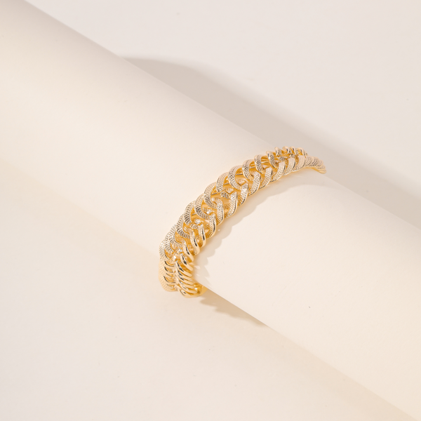 An Elegant And High-end Middle Eastern Ramadan Style Metal Engraved Double Woven Dense Chain For Women's Popular Vacation Style Foot Chain - Image 4