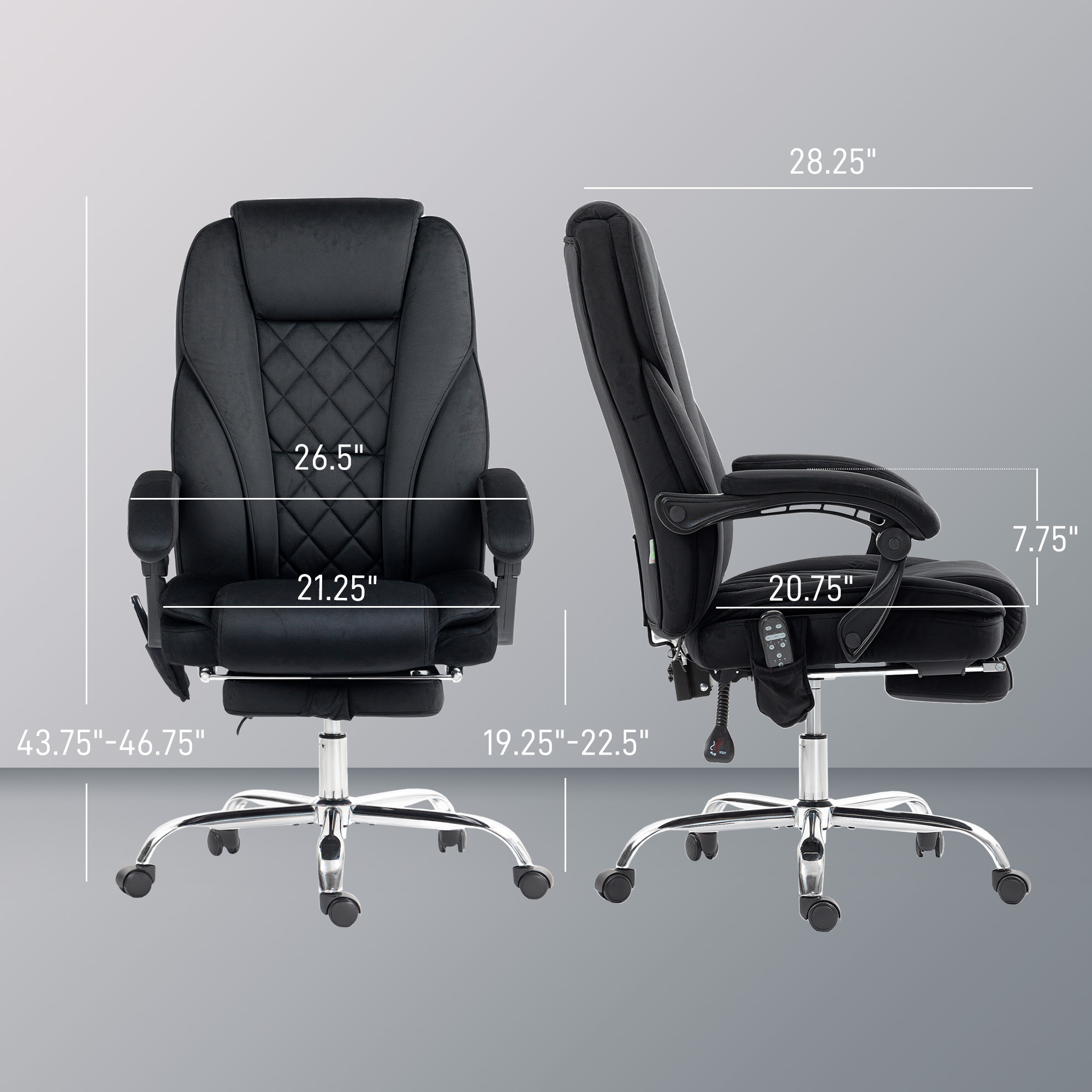 Massage Office Chair β Heated Reclining Computer Chair β photo 4