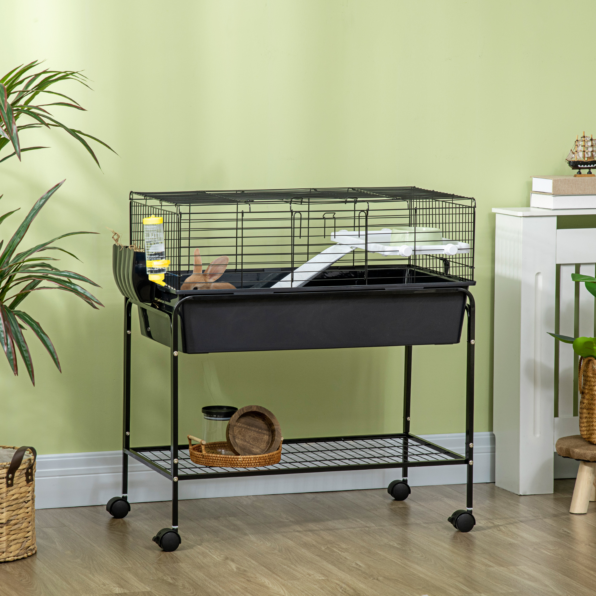 Two Story Small Animal Cage Removable from Stand Gray - Shop at LoveMi
