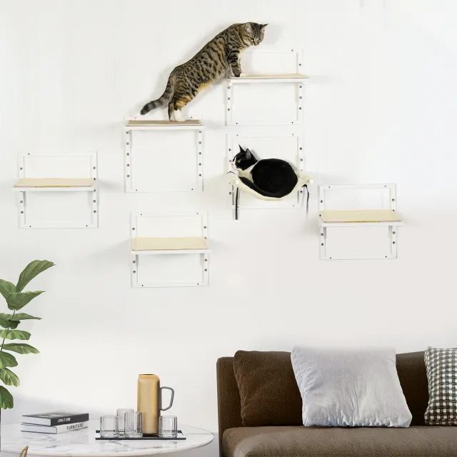 Cat Shelves for Indoor Cats Cream White - Shop at LoveMi