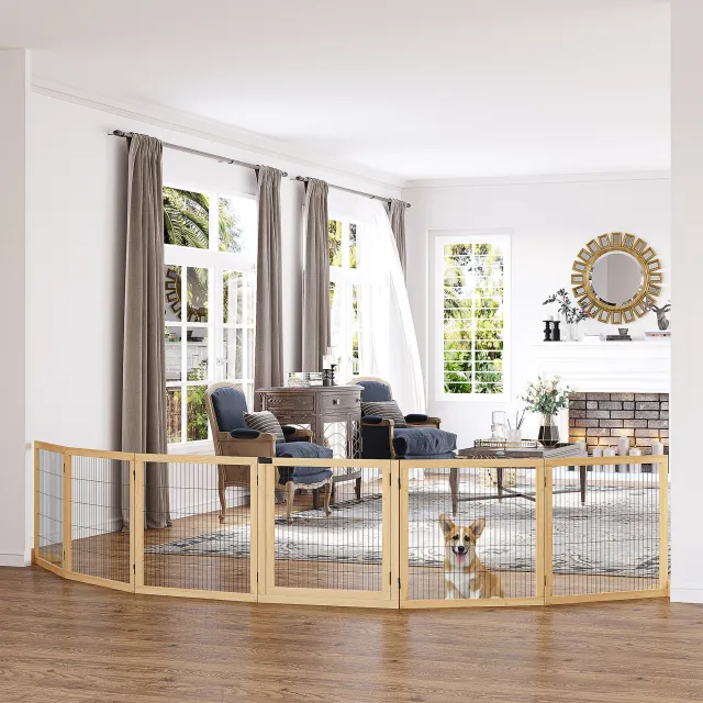 Pet Gate Natural Wood - Shop at LoveMi