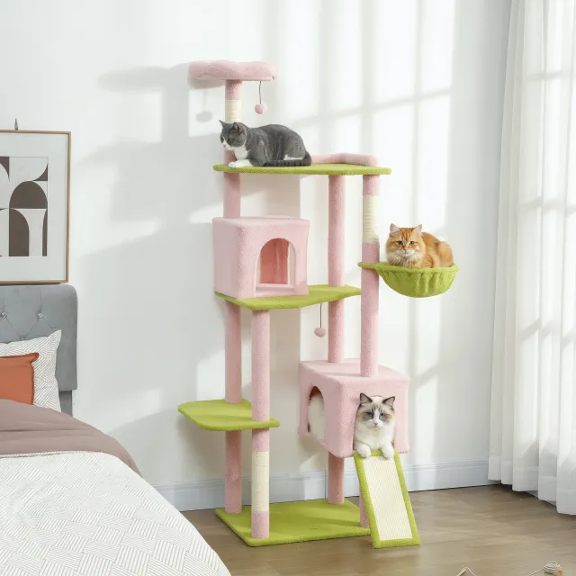 69" Cat Tree Pink - Shop at LoveMi