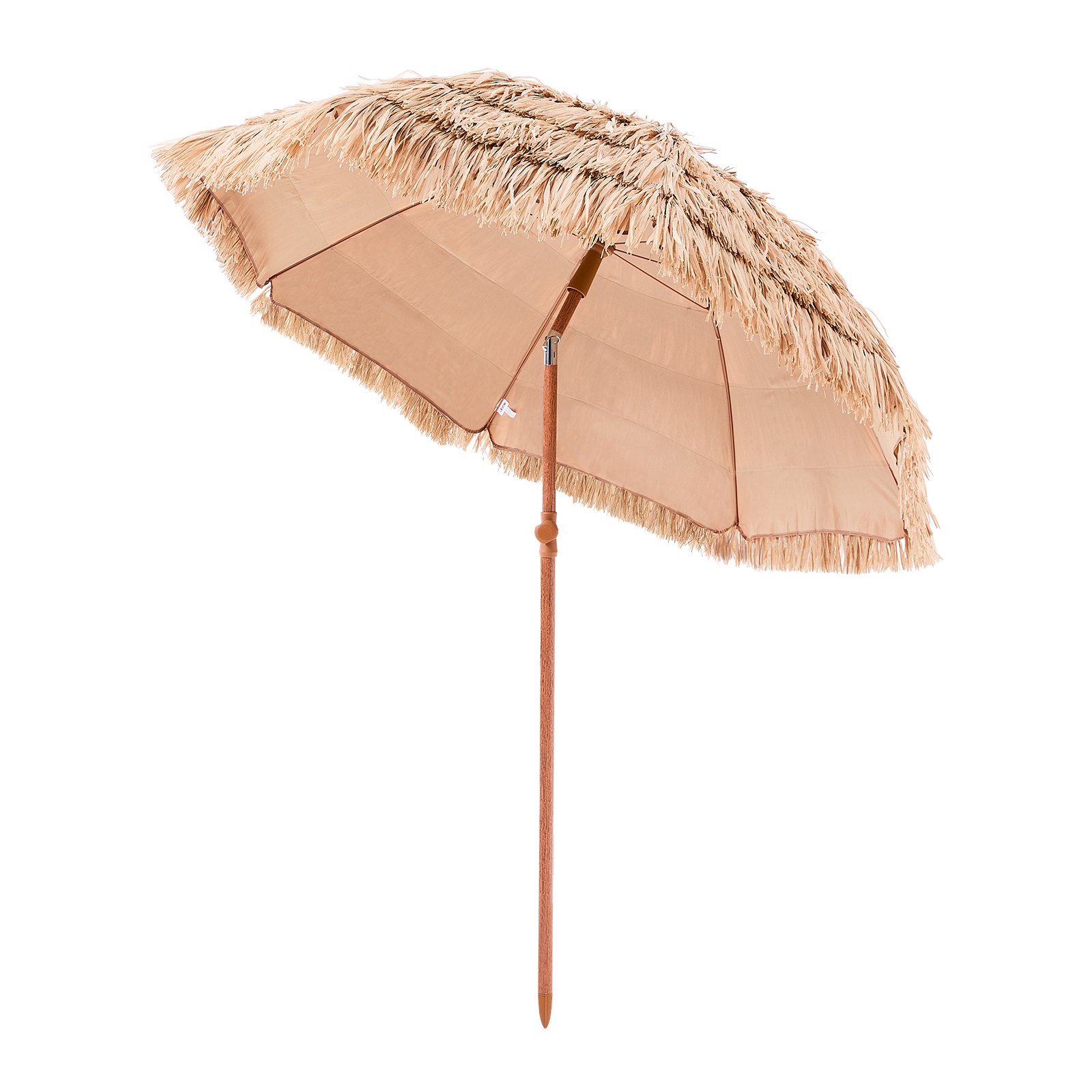 Tiki Umbrella, 6.5 Ft Thatched Patio Umbrella With Tilt, Hawaiian Style Beach Parasol With Durable PP Thatch And 8 Metal Ribs, Grass Pool Umbrellas... Dcs65Ftkqxjdxk1Ei001V0 - Shop at LoveMi