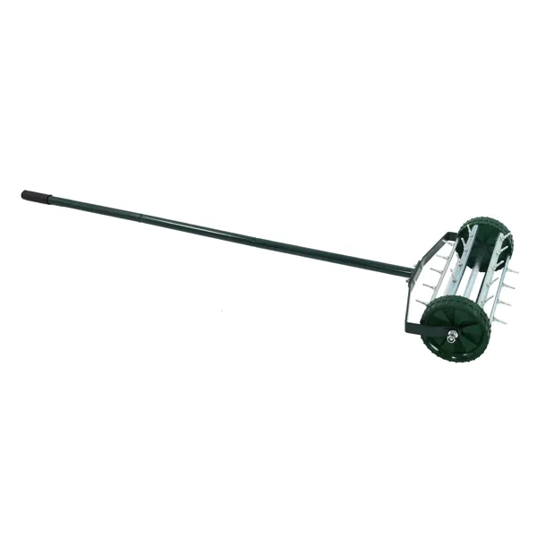 Rolling Lawn Aerator with Steel Handle, picture 2 of 4