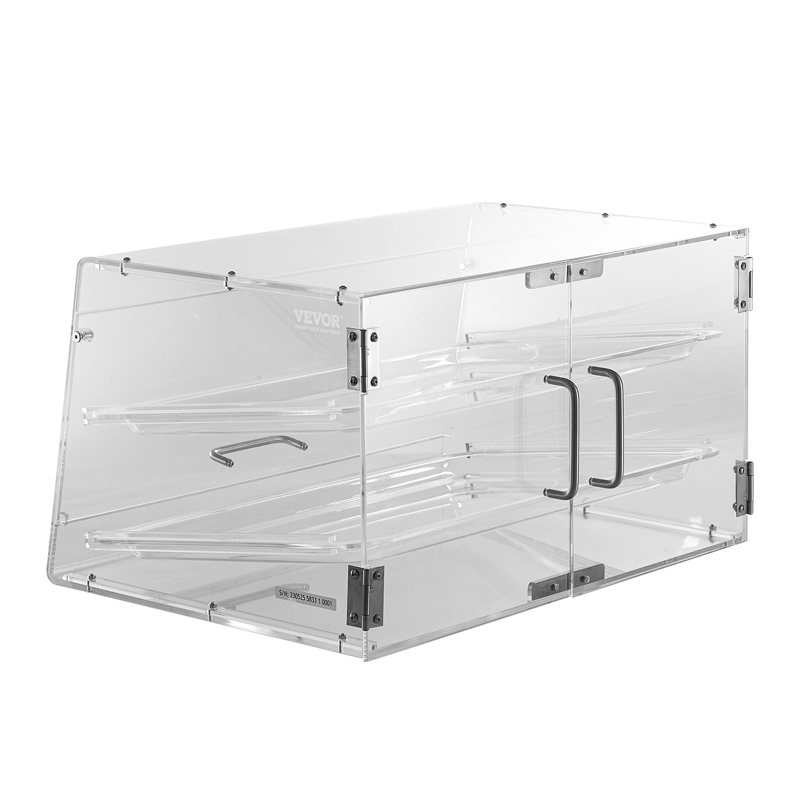 Pastry Display Case, 2-Tier Commercial Countertop Bakery