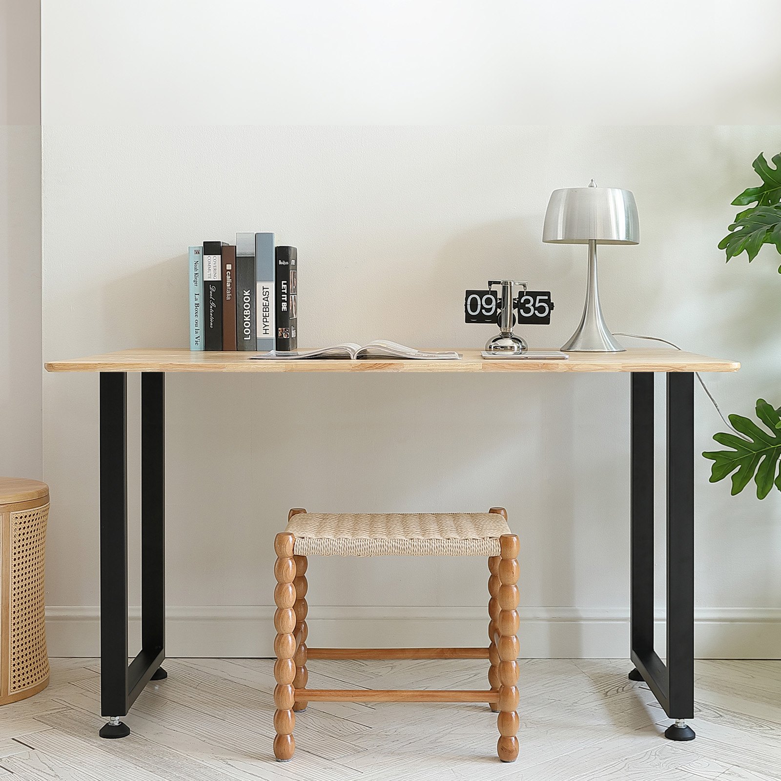 28 Inch Adjustable Furniture Legs, Square Reinforced Steel Office Table Legs Set Of 2 For DIY, Max Load 1000 Lbs Heavy Duty Desk Legs, Quick Instalation & Rich Accessories Legs Black – Black