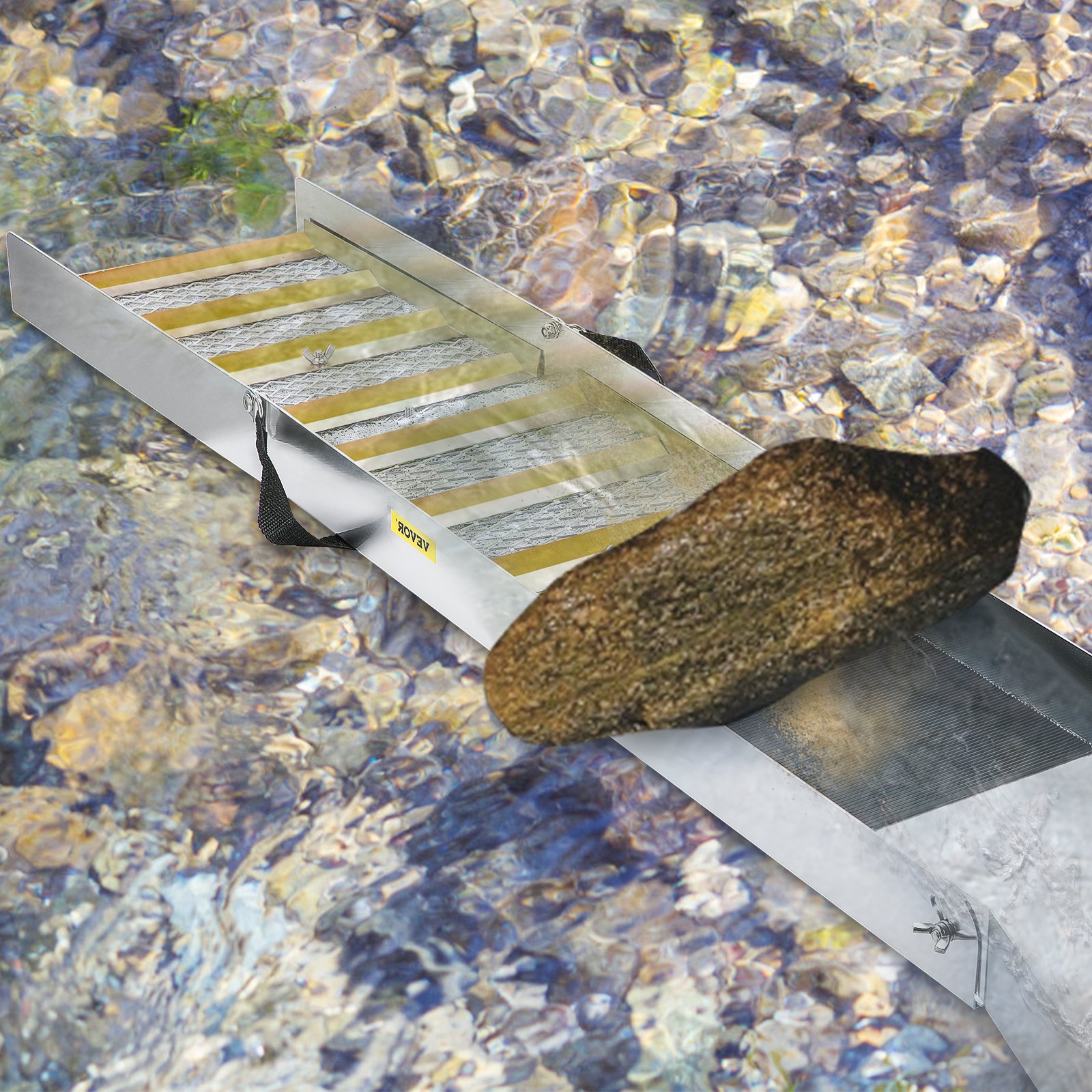 Folding Aluminum Sluice Box, 50 in, picture 2 of 2