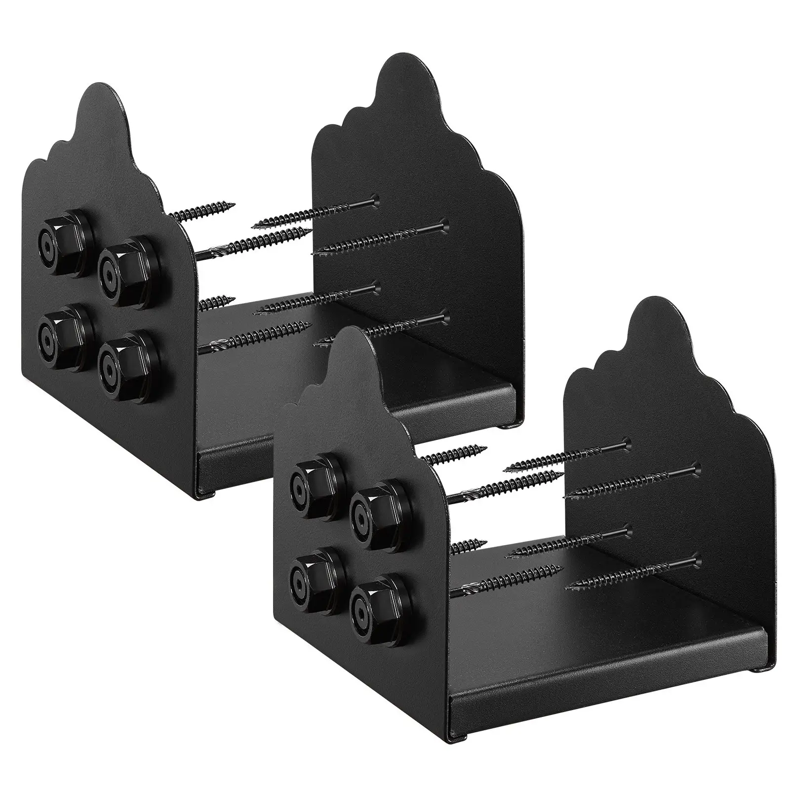 2 Pack 8x8 Post Base Brackets Wood
