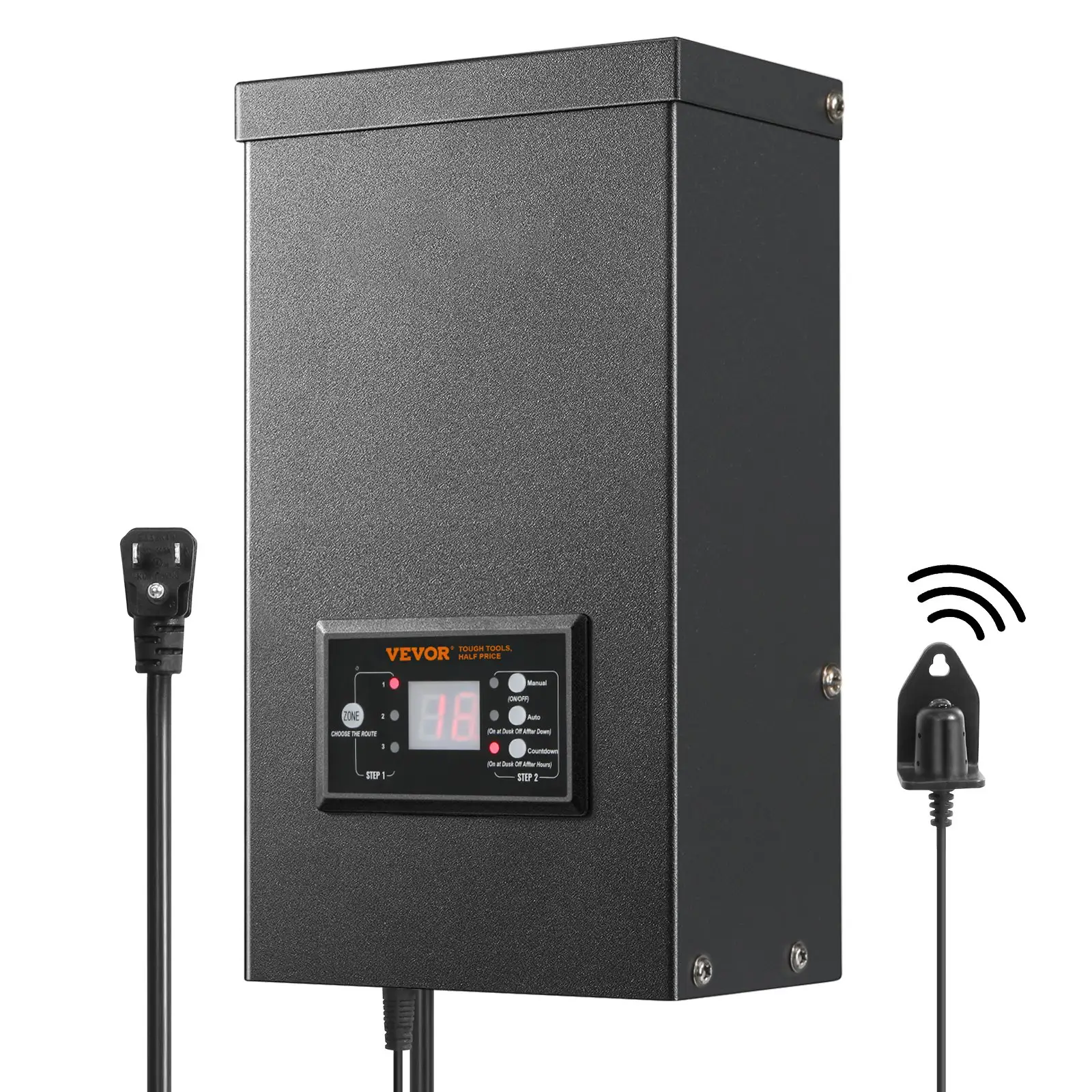 600W Low Voltage Landscape Transformer