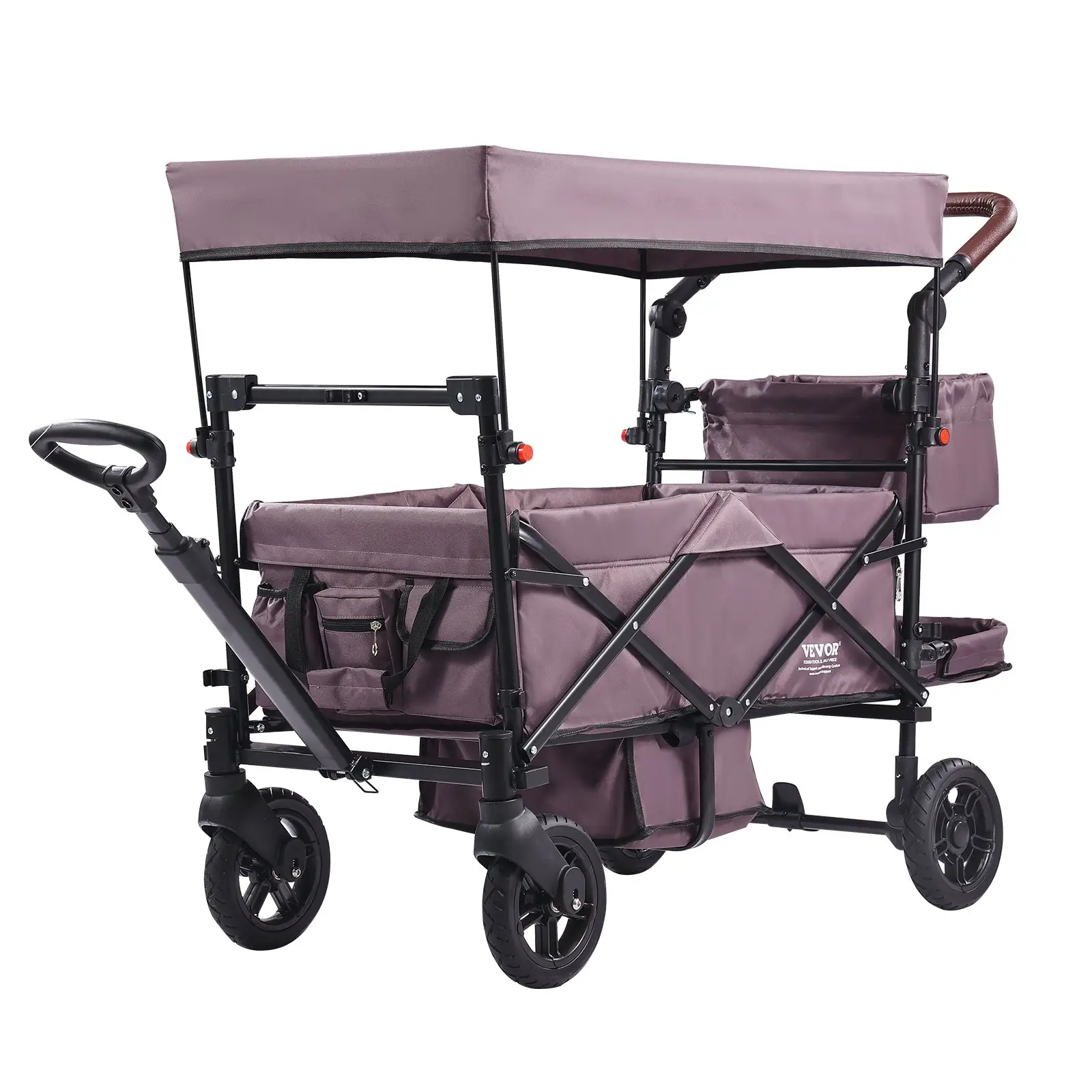 Wagon Stroller For 2 Kids, Push Pull