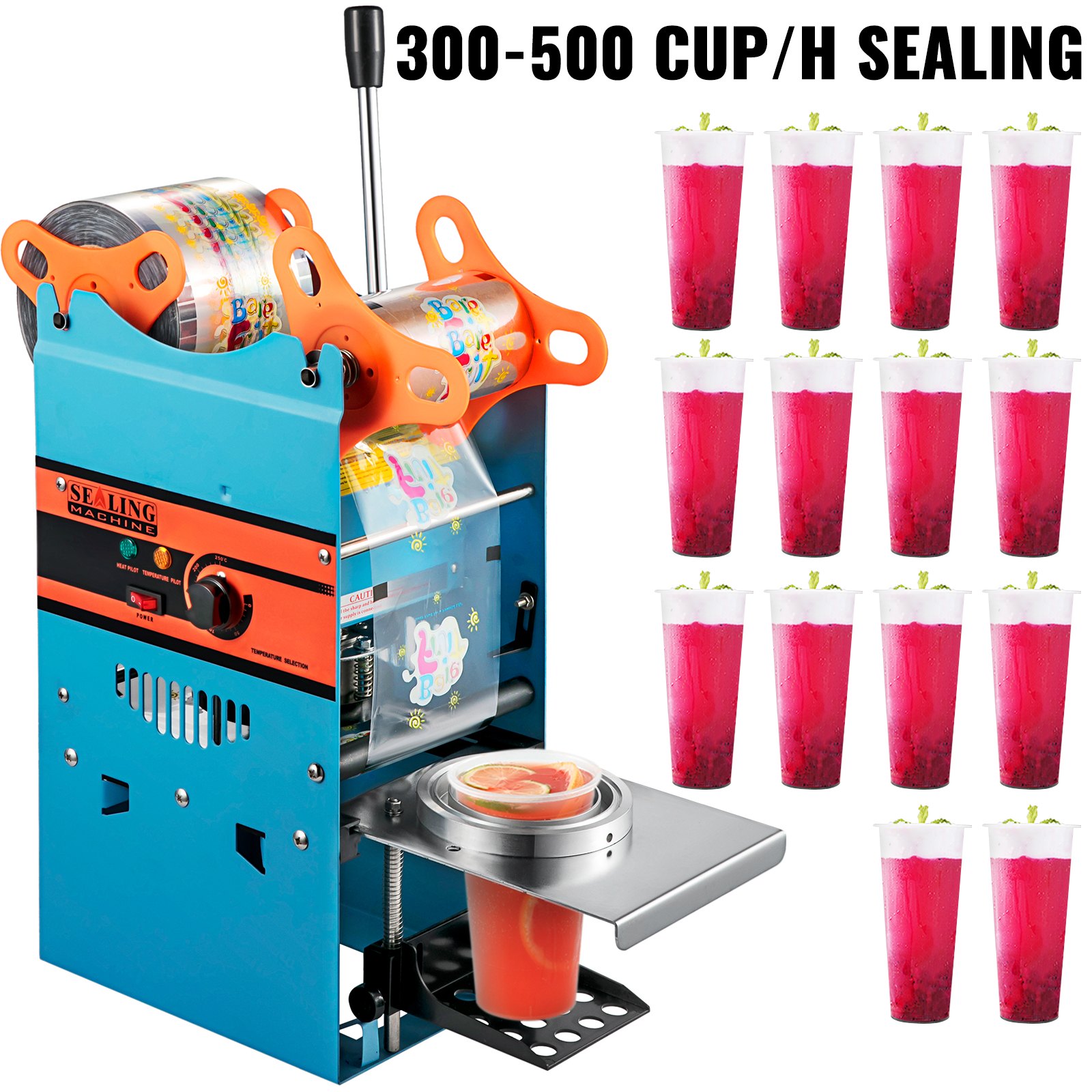 Manual Tea Cup Sealer Machine β 300-500 Cup/h Manual Boba Tea β photo 6