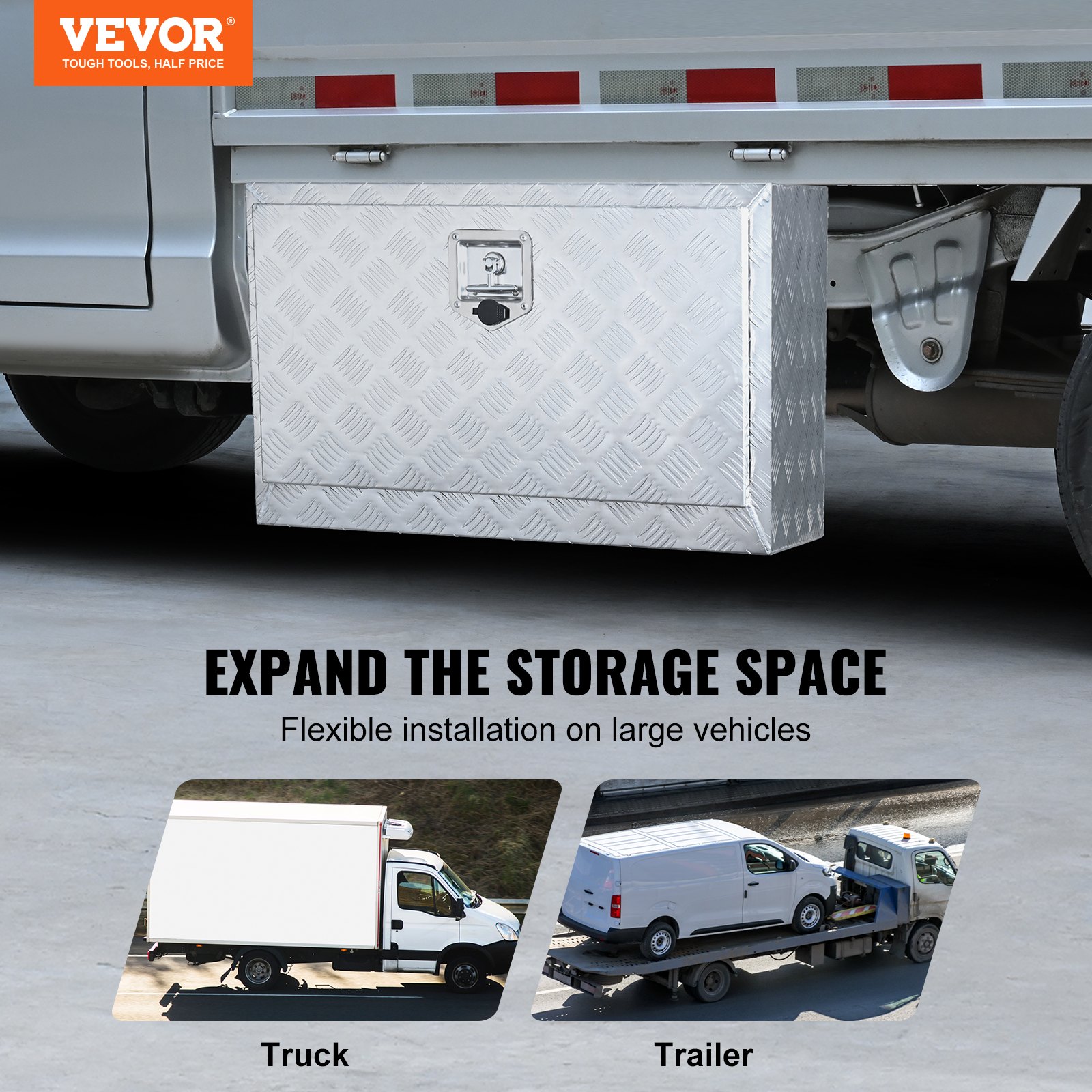 Underbody Truck Box, 760×355×405 Mm Pickup Storage Box,