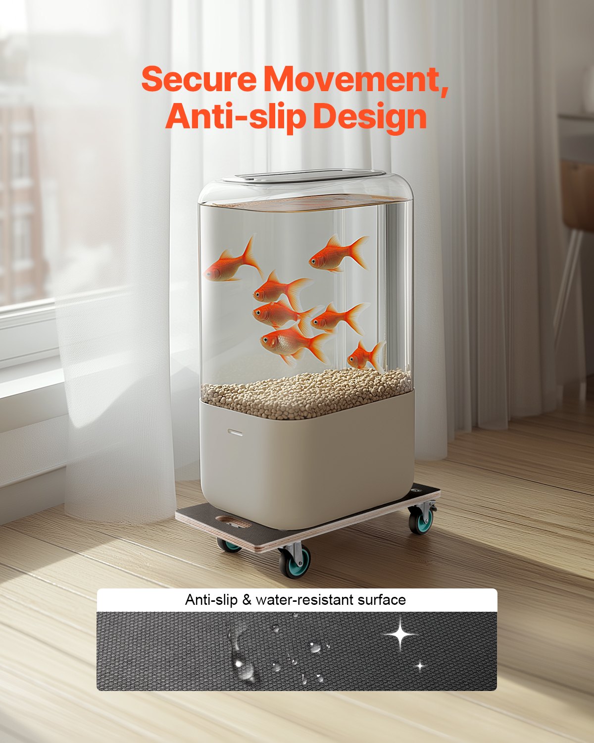 Furniture Dolly 551 Lbs Furniture Moving Dollies With 4 TPR Silent Wheels — foto 3