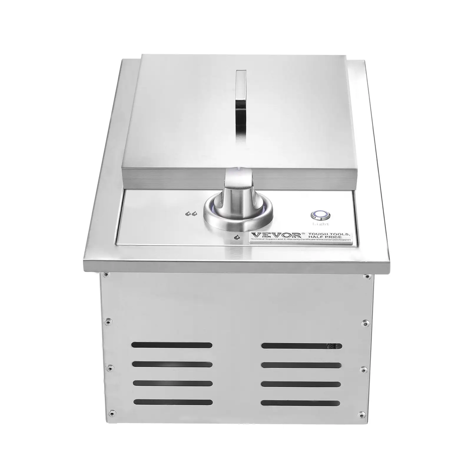 Single Grilling Side Burner For Outdoor 17,000BTU Propane & Natural Gas