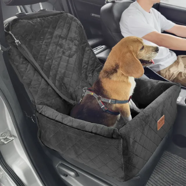 Dog Booster Car Seat Pet Car Seat For Small Medium Dog Up To 40 Lbs Black Black - Shop at LoveMi