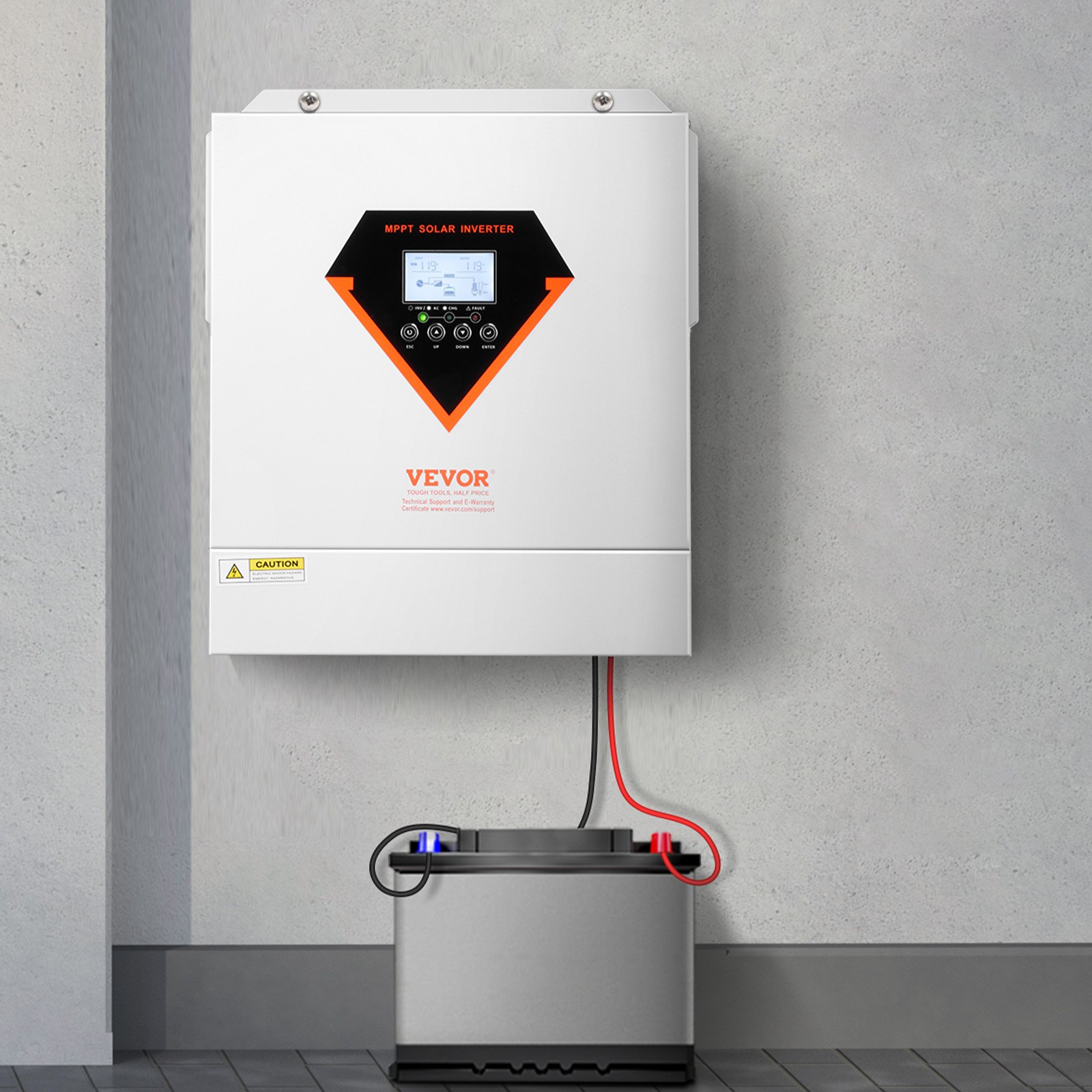Hybrid Solar Inverter Charger 3000W 110/120V With Built-in 100A MPPT Controller