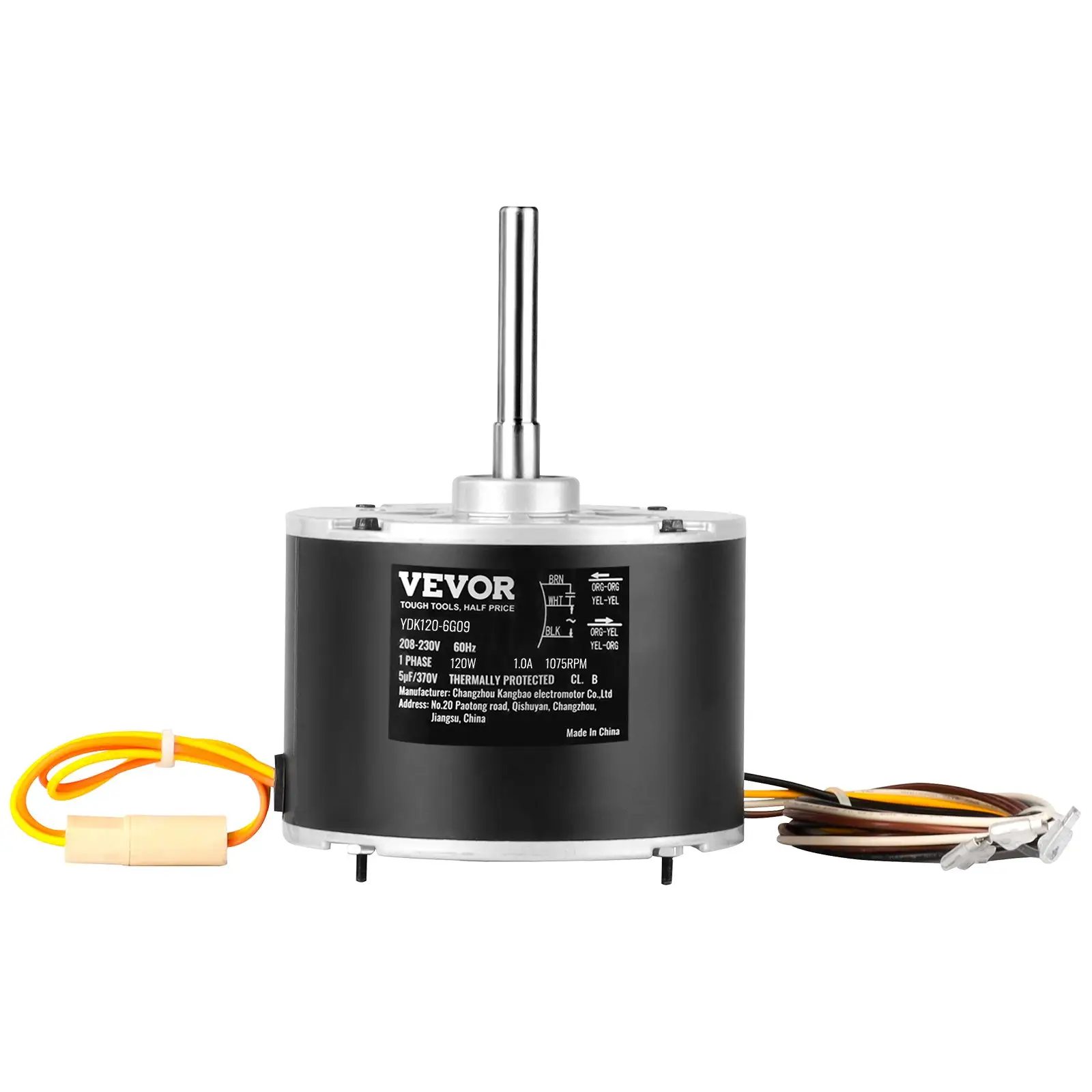 Condenser Fan Motor OGD1016, 1 6 HP