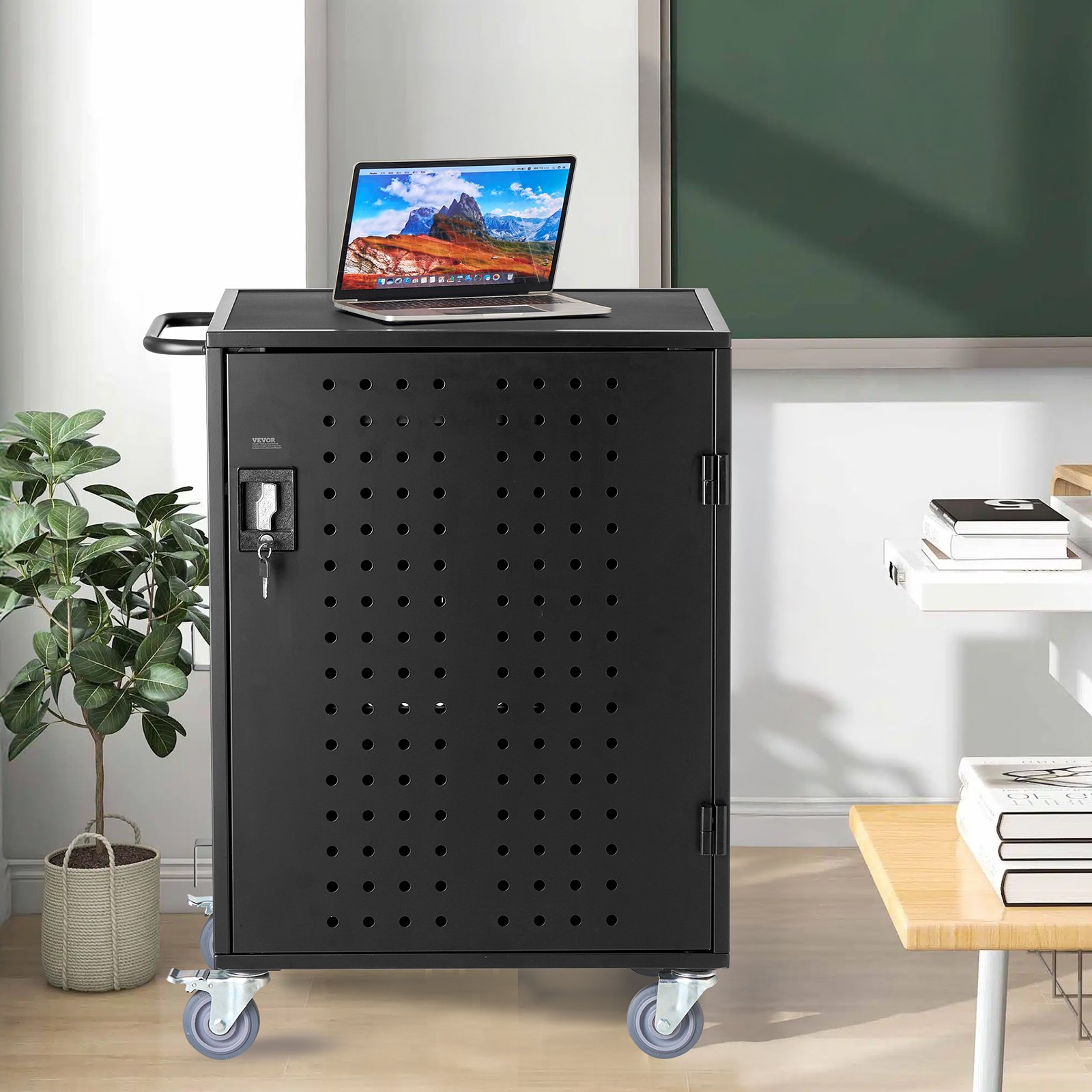 Charging Cart, 36 Device Mobile Charging Station, Up To 15.6 In Screen Size, Office And Classroom Mobile Charging Cart, For Chromebook, Tablet And Laptop