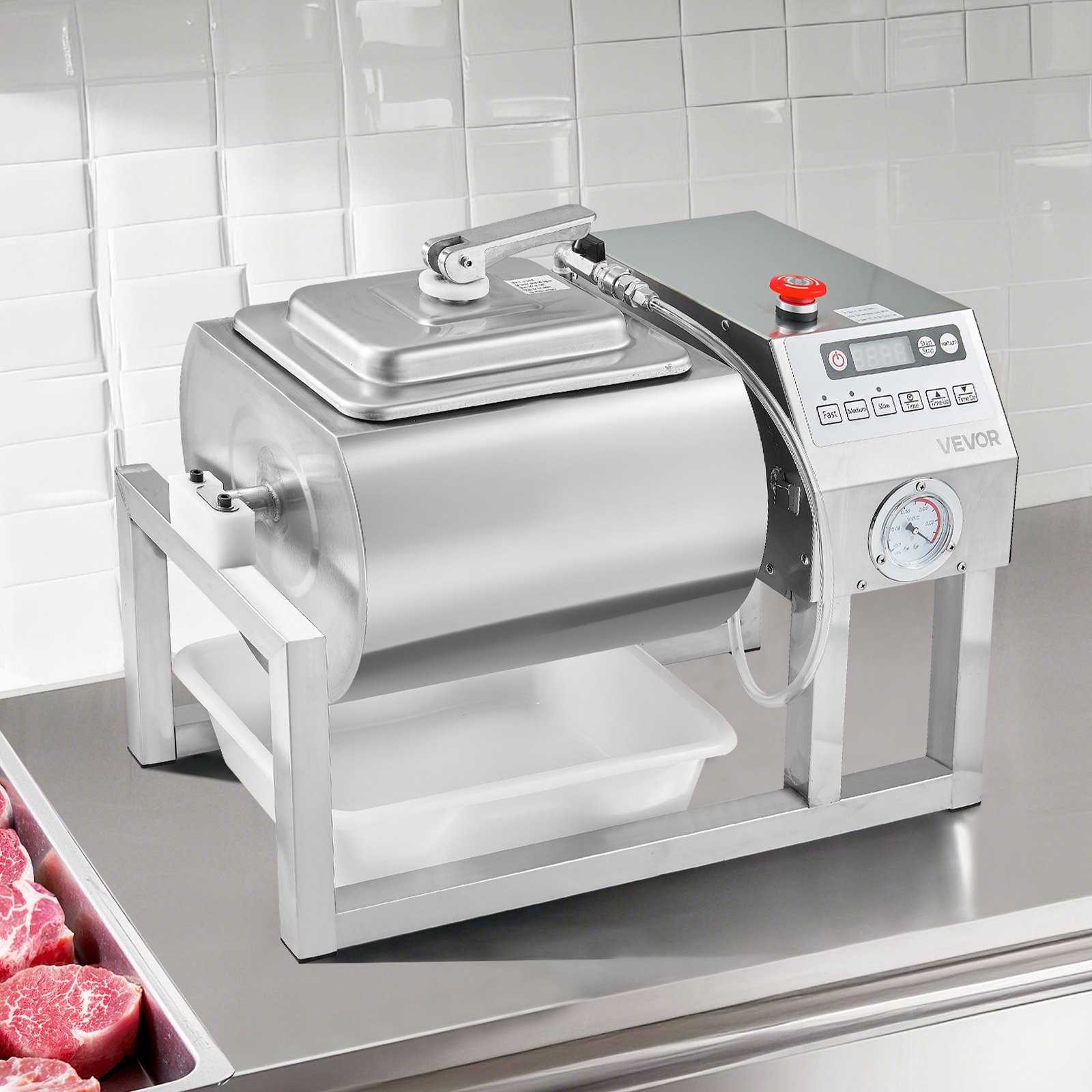 Vacuum Meat Tumbler Marinator Machine 20L for Chicken Steak Fish