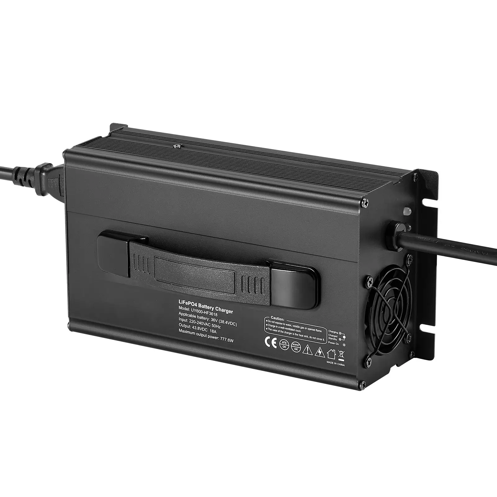 36V 18A Lithium Battery Charger 43.8V AC-DC